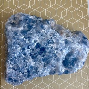Blue Calcite Raw Crystal